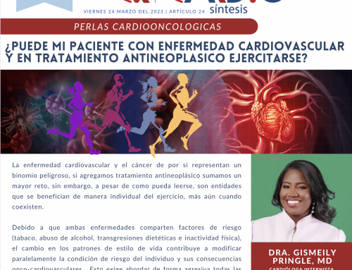 ¿Puede mi paciente con enfermedad cardiovascular y en tratamiento antineoplasico ejercitarse? | CardioSintesis®